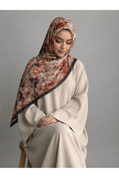 OttomanSilk Floral Patterned Shawl