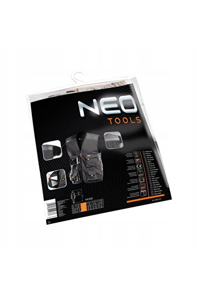 NEO Tools Vestă de lucru NEO fără mâneci, reflectorizantă, Oxford, gri, HD 81...