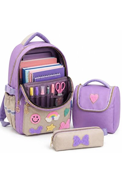 ULTIMATE BAG School Bag Set of 3 Imported Luxury School Bag Complete with Lin...