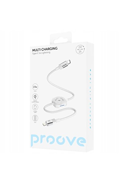 NO BRAND Cablu USB-C la Lightning 27W + Încărcător QI pentru Smartphone și Sm...