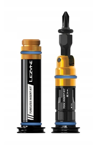 Lezyne Chei + Kit de inserție dublă tubeless pentru capăt de ghidon - S