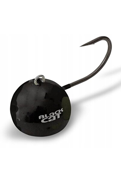 NO BRAND Cap de jig Black Cat Fire Black, mărimea 6/0, 200 g Greutate (g): 200
