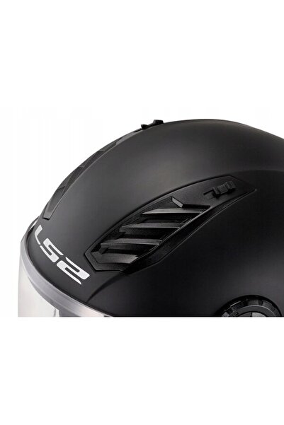 NO BRAND CASCA DESCHISĂ LS2 AIRFLOW II PENTRU SCOOTER, NEGRU MAT OF616 XL + C...