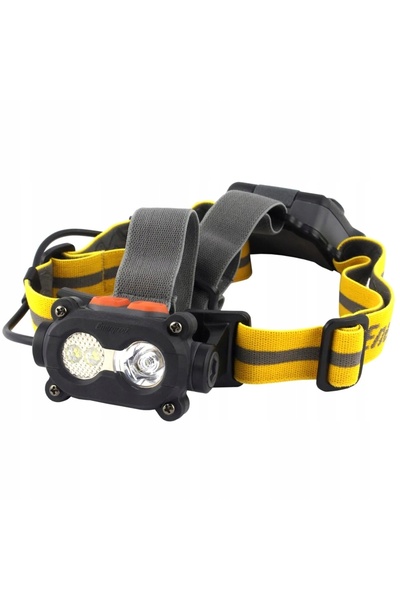 NO BRAND Lanternă frontală, lumină de lucru, puternică, cu baterii AA, IPX4, ...