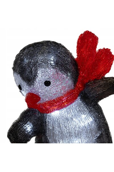 Fééric Lights and Christmas PENGWING ON THE DESCE CU LUMINI LED 32,5 X 13,2 X...