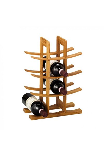 zeller Suport elegant din bambus pentru 12 sticle de vin.
