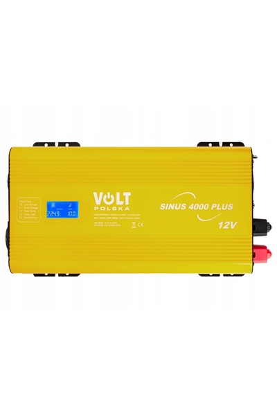 VOLT POLSKA INVERTOR CONVERTOR DE TENSIUNE 12V 230V 4000W SINUSOIDAL PUR