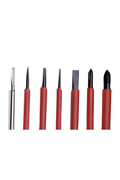 CİMCO Set de șurubelnițe izolate, Tester de tensiune 1000V, 7 bucăți