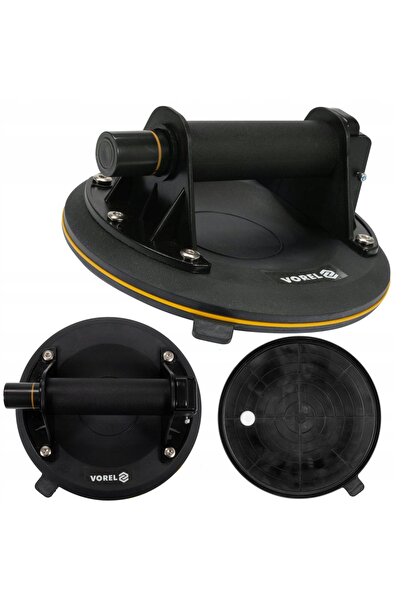 Vorel Mâner pentru panouri de sticlă, masă cu ventuze, 100 kg, 204 mm
