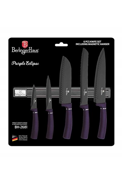 Berlinger Haus Set de 6 piese cuțite cu suport magnetic