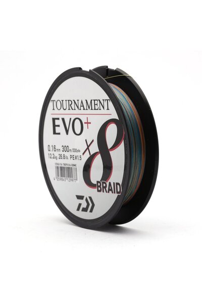 daiwa Plecionka Tournament X8 Braid EVO+ 300m 0,30 Diametru (mm): 0.30