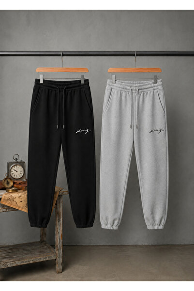 Gutsy Sports Tracksuit 2-Piece Thin Summer Sweat-Absorbing Handwritten King P...