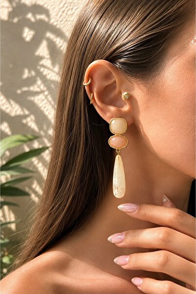 Okko Store Hanging Acrylic Stone Earrings
