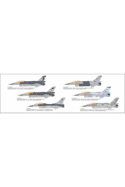 Genel Markalar 1/32 F-16D Savaş Uçağı Maketi, Hobbytime 054
