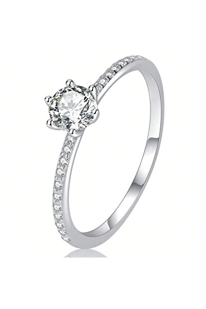 Choice13 6 Silver 925 Sterling Silver Simplicity Classic Gorgeous Shiny Zirco...