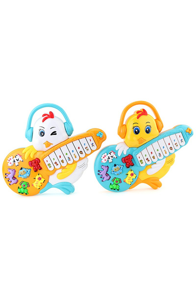 OEM Mini orgă muzicală "Puișorul Cântăreț" - sunete vesele 12 luni+