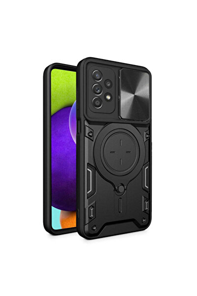 Techsuit Husă pentru Samsung Galaxy A52 5G, CamGuard Pro, albastru - negru