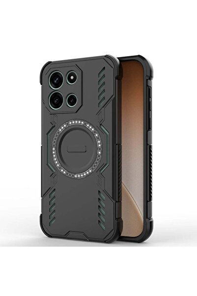 Techsuit Husă pentru OnePlus Nord 6, Husă ArmorMag, negru - negru