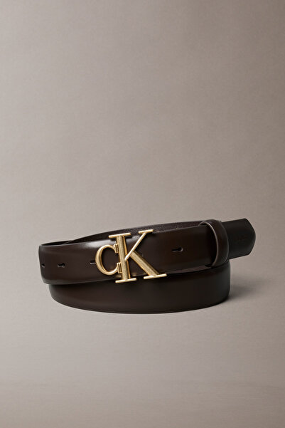 Calvin Klein Jeans ROUND CK BUCKLE 30MM BELT SMOOTH