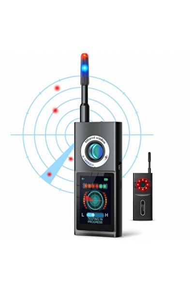 iUni Ανιχνευτής κάμερας, μικροφώνου και GPS tracker F888, Οθόνη αφής OLED, Έξ...