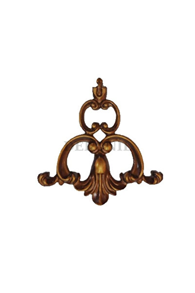 Dekonil Eskitme - Kahverengi Dekoratif Duvar Çıta Motifi 15*16cm - 2'li