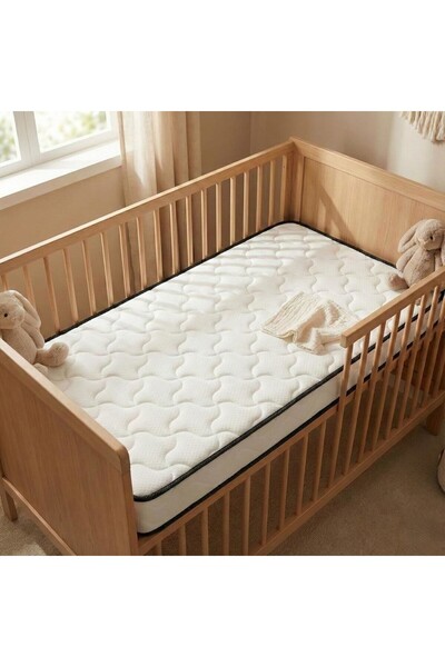 sitehome 13 Cm Full Ortopedik Sünger Bebek Yatağı, Beşik Yatağı, Park Yatak