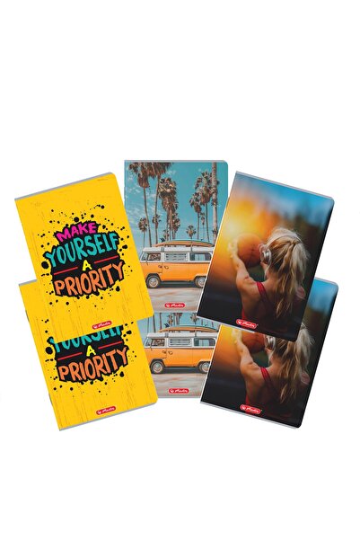 Herlitz Caiet A4 60 file, hartie 70g/mp FSC mix, patratele, Megamix, diverse ...