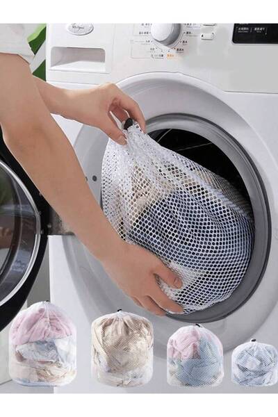 OEM Sac de rufe din plasă pentru mașina de spălat, sac de rufe mare și durabi...