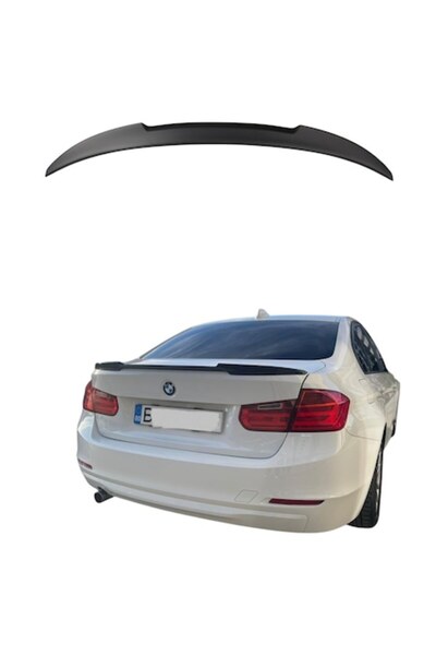 Aftermarket Eleron portbagaj compatibil cu BMW Seria 3 F30, plastic ABS negru...