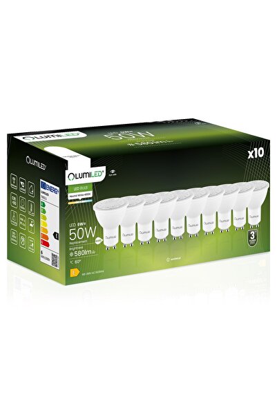 Lumiled 10x Bec LED GU10 Spot PAR16 6W = 50W 580lm 4000K Neutru 24 °   36 °  ...