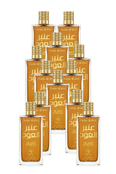 ROSELLA 12 قطعة من عطر العنبر والعود 100 مل