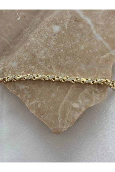 XUPING JEWELRY 14K Kuyumcu Model Modern Xupıng Çelik Bileklik