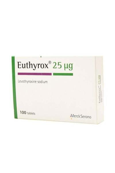 Euthymoly يوثيروكس 25 ملغ - 100 قرص