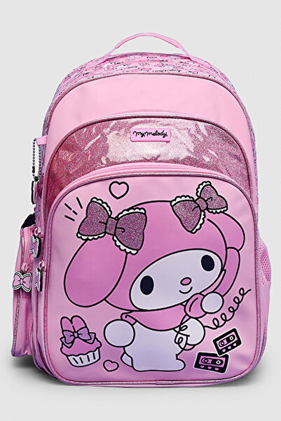 R&B My Melody Print Backpack - 16"