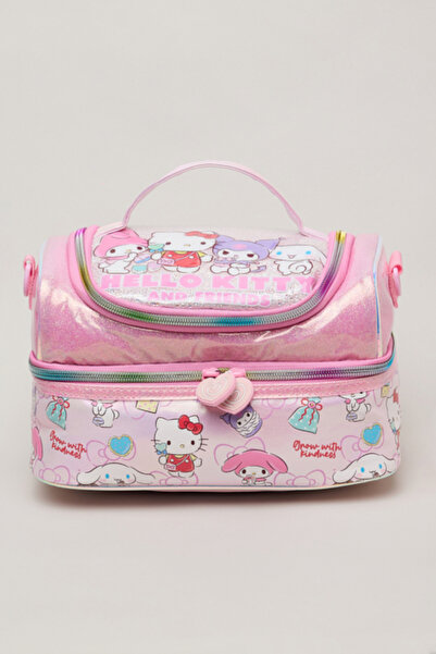 R&B Hello Kitty Print 2 Layer Lunch Bag