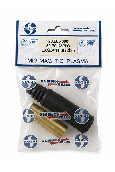 50-70 Dinse Dişi Kablo Soketi MIG MAG TIG Plazma Kaynak Kablo Bağlantısı 20.280.090