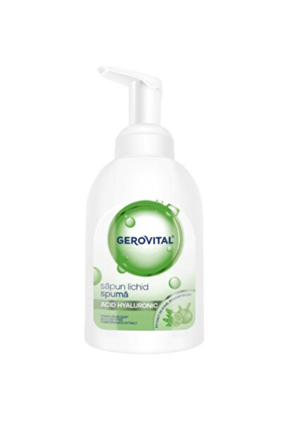 GEROVITAL Sapun Lichid Spuma cu Acid Hialuronic - 300 ml