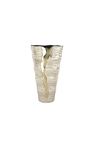 Mikasa Moor Silver Vase 23X14X40Cm