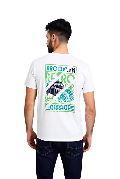 PayBuy Brooklyn Retro Car Garage Printed Men's T-Shirt
