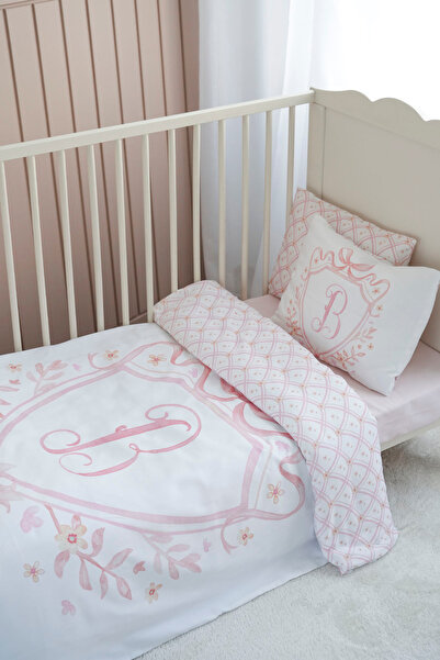 NOU Park Bedding Set (80X120) - Noble Series - Pink - Letter B