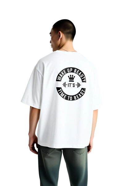 PayBuy Men's Oversize T-Shirt Motivational Printed King Crown Graphic Trainin...
