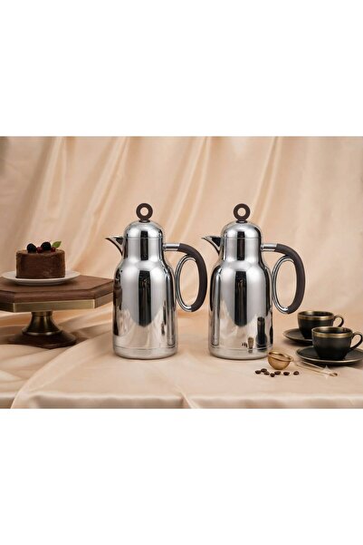 Rwafd Rema Trams Al Rim Silver Set on a Matte Wood Base 1 L