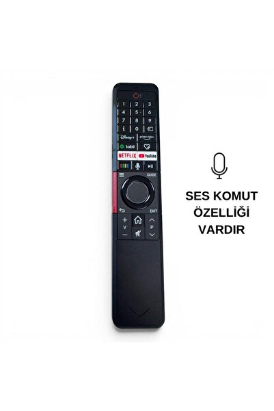 electroon Vestel Uyumlu Google Play Android Tv Kumandası - Ses Komutlu