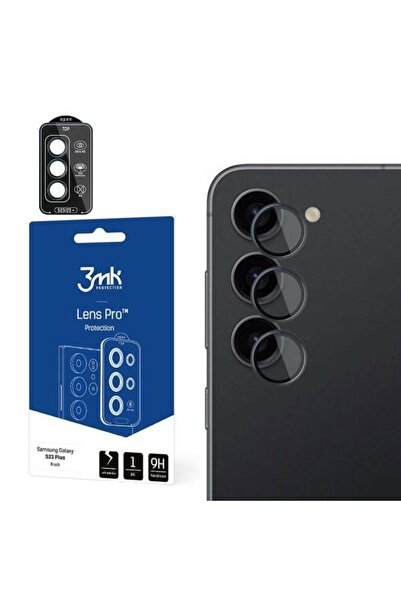 3MK Προστασία Φακού Pro Samsung S23+ S916 μαύρο με πλαίσιο στήριξης 1 τεμάχιο