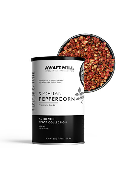AWAFI MILL Sichuan Peppercorns 100 g | Hua Jiao | Zanthoxylum bungeanum