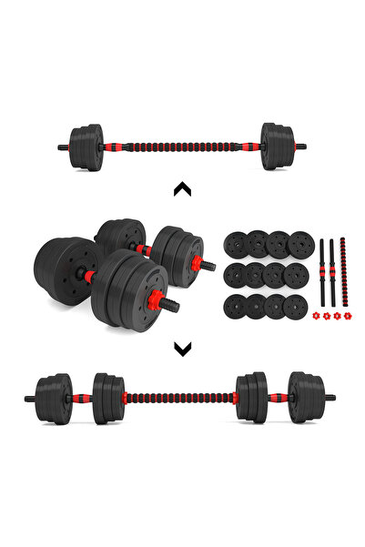 HMS Set de gantere/bară compozită SGP – 30 kg