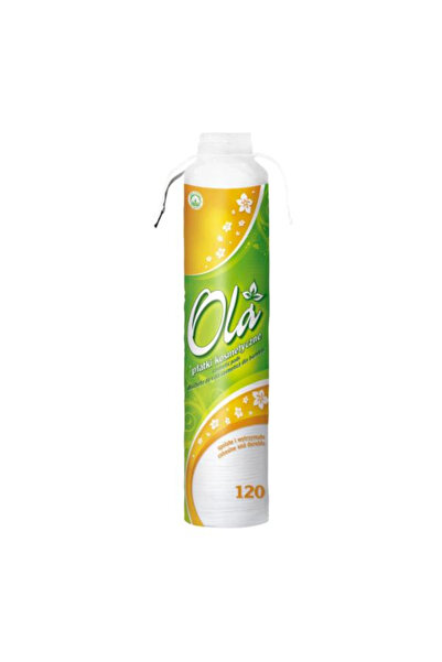 OLA Dischete Demachainte de Vata Cosmetica din Bumbac - Cosmetic Pads, 120 buc