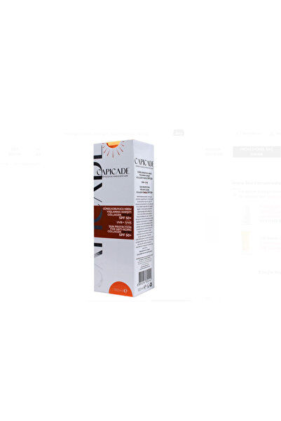 Capicade SPF 50+(Faktör) Collagen Tinted Güneş Koruyucu Krem 100 ml