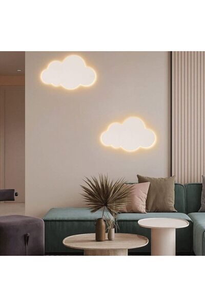 STARSTAR Cloud acrylic kids wall lamp warm.