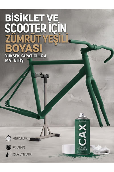 caxcolors CAX Akrilik Sprey Boya - 400 ml, Bisiklet ve Scooter Boyası